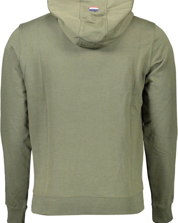 Green Cotton Men Sweater