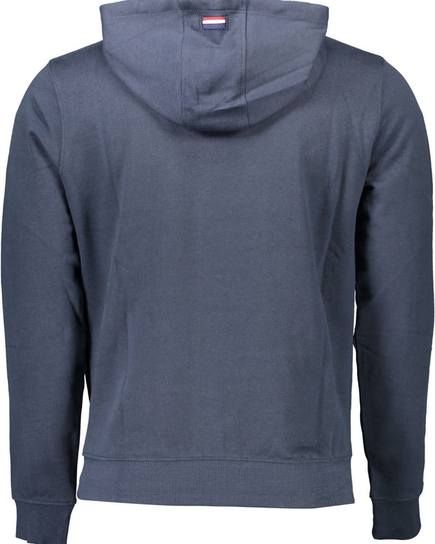 Blue Cotton Men Sweater