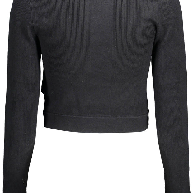 Black Lyocell Women Sweater