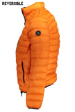 Orange Nylon Men Jacket