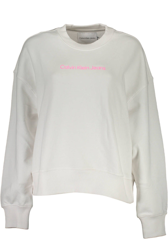 White Cotton Women Sweater