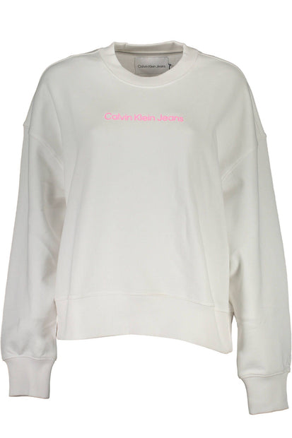 White Cotton Women Sweater