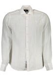 White Linen Men Shirt