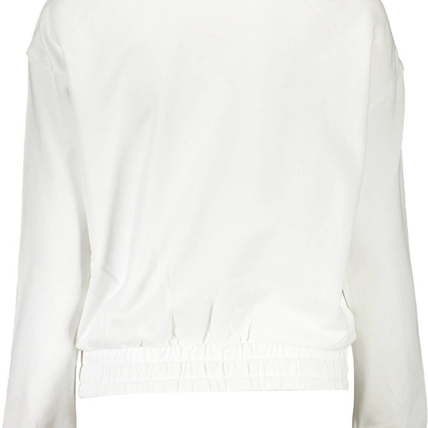 White Cotton Women Sweater