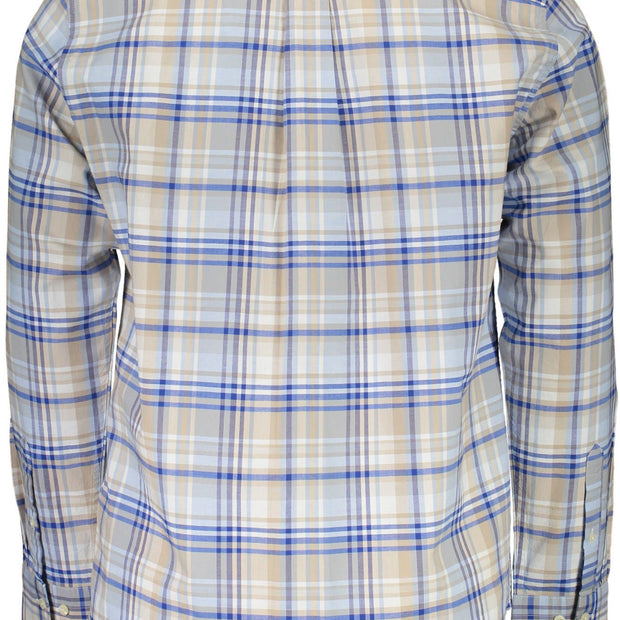 Light Blue Cotton Men Shirt