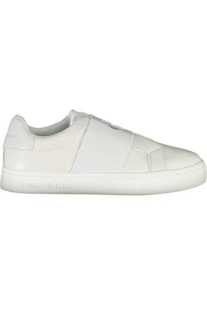 White Leather Women Sneaker