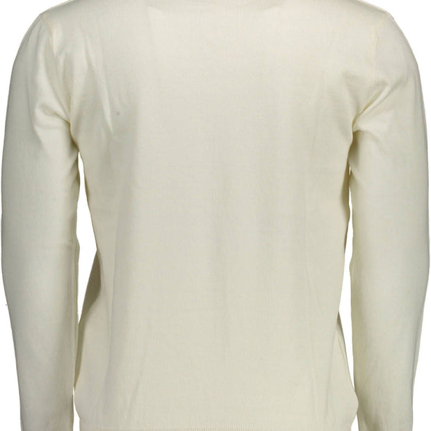 White Cotton Men Sweater