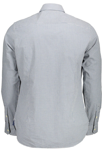 Light Blue Cotton Men Shirt