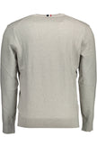 Gray Cotton Men Sweater