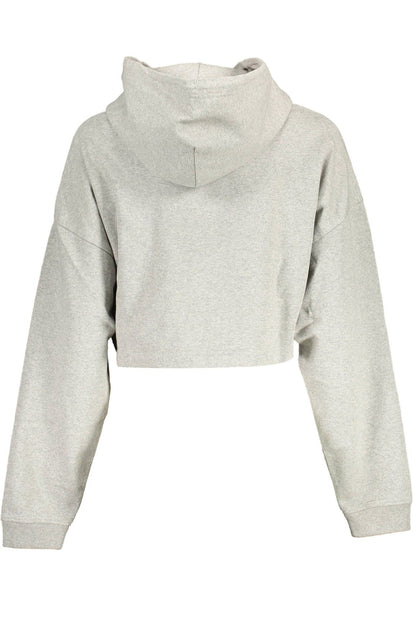 Gray Cotton Women Sweater