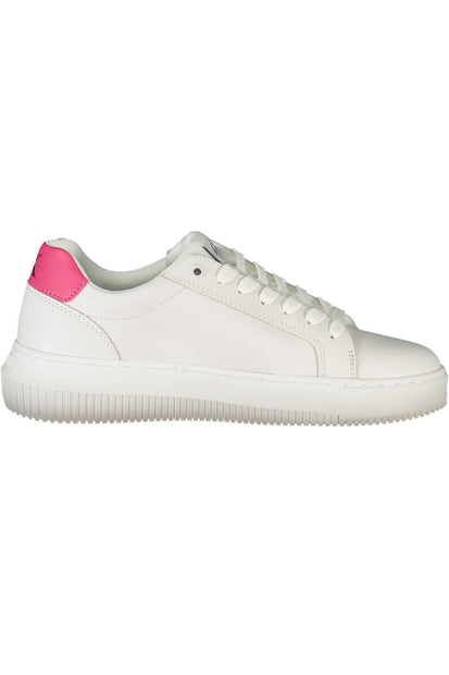 White Leather Women Sneaker