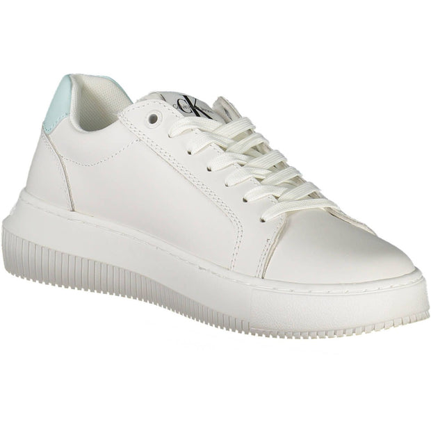 White Leather Women Sneaker