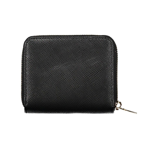 Black Polyethylene Women Wallet