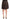 Brown High Waist Mini A-Line Pleated Skirt