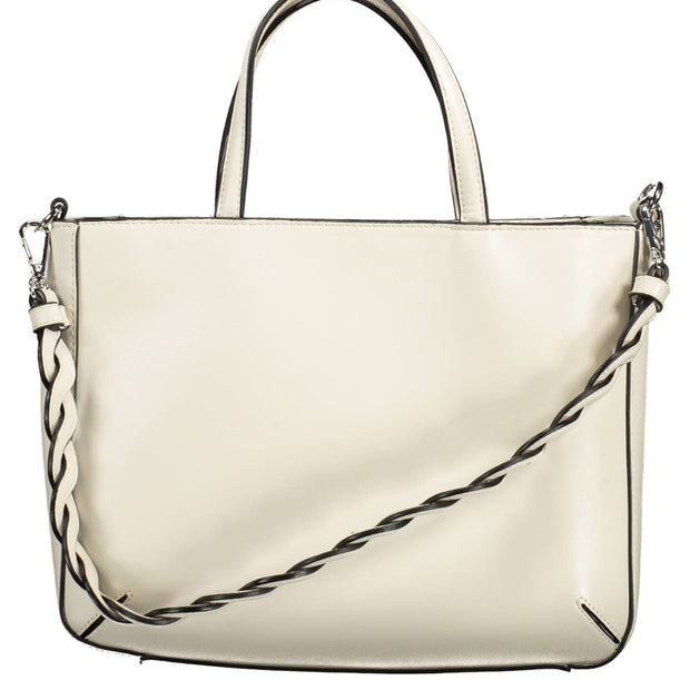 White PVC Women Handbag