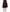 Black Crystal Handmade Above Knee Skirt