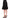 Black Silk Transparent Above Knees Skirt