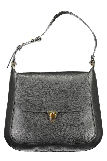 Black Leather Women Handbag