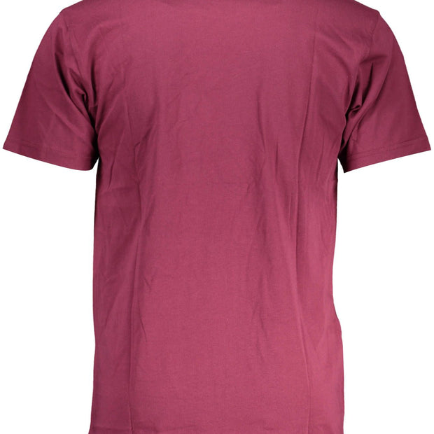 Purple Cotton Men T-Shirt