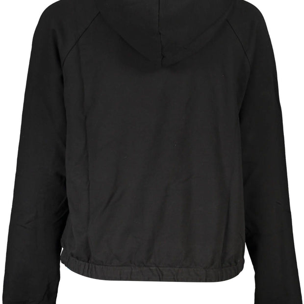 Black Cotton Women Sweater