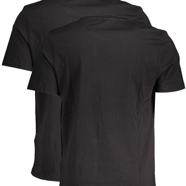 Black Cotton Men TShirt