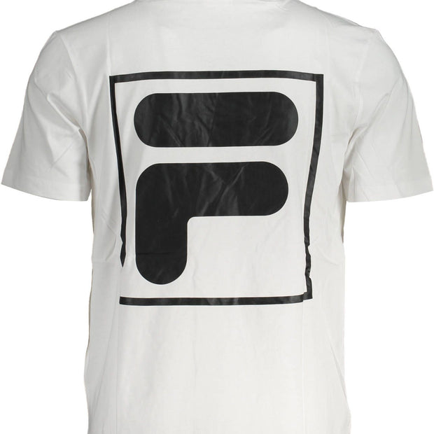 White Cotton Men T-Shirt