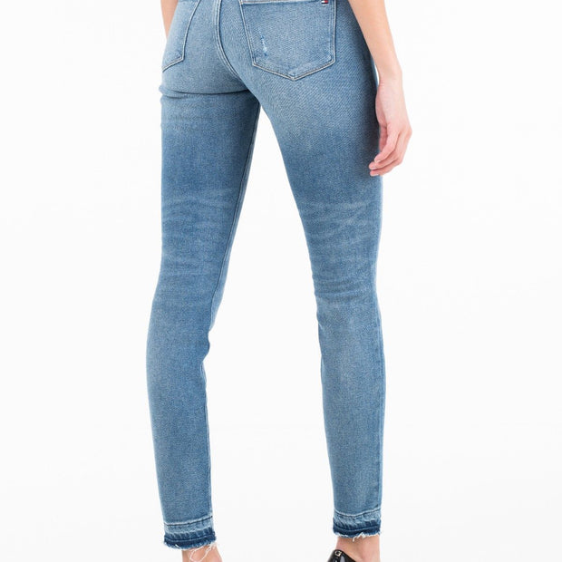 Blue Cotton Women Jegging