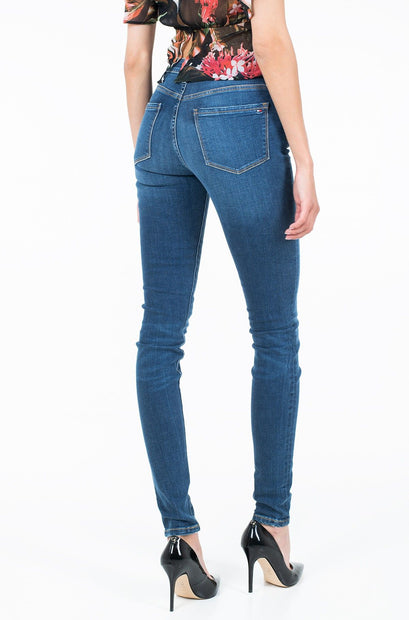 Blue Cotton Women Jegging