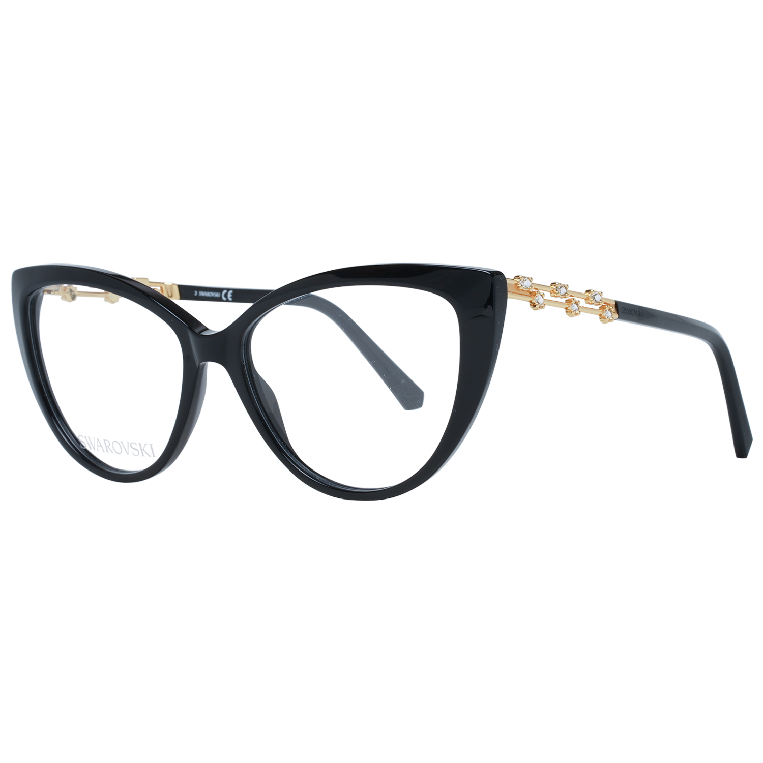 Elegant Black Cat Eye Designer Eyeglasses