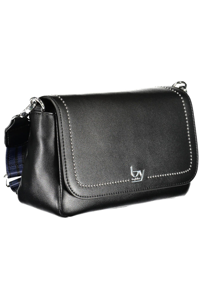 Black Polyethylene Women Handbag