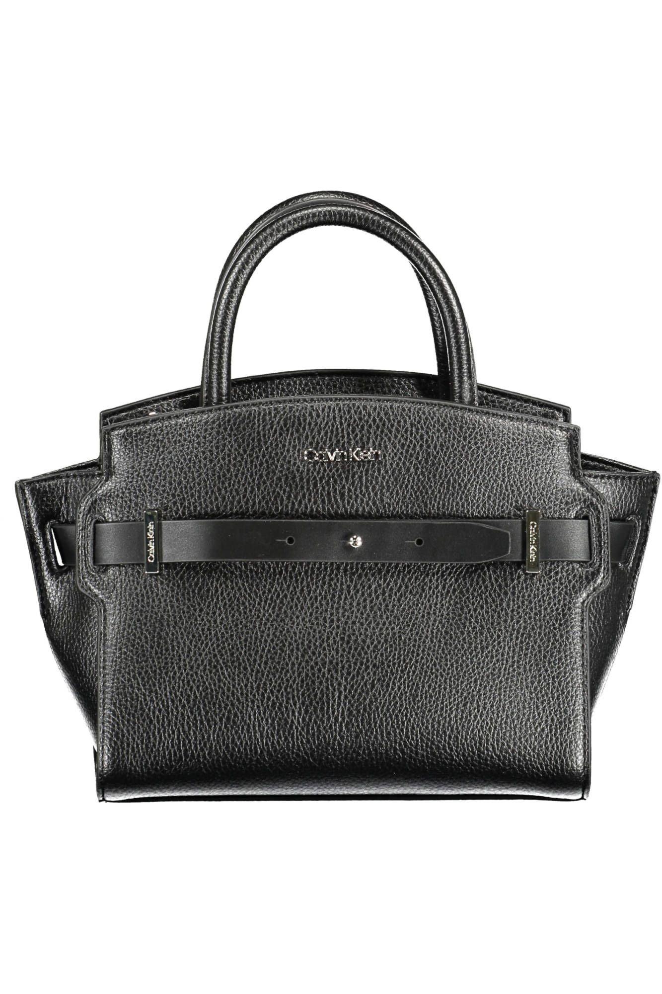 Black Polyethylene Women Handbag