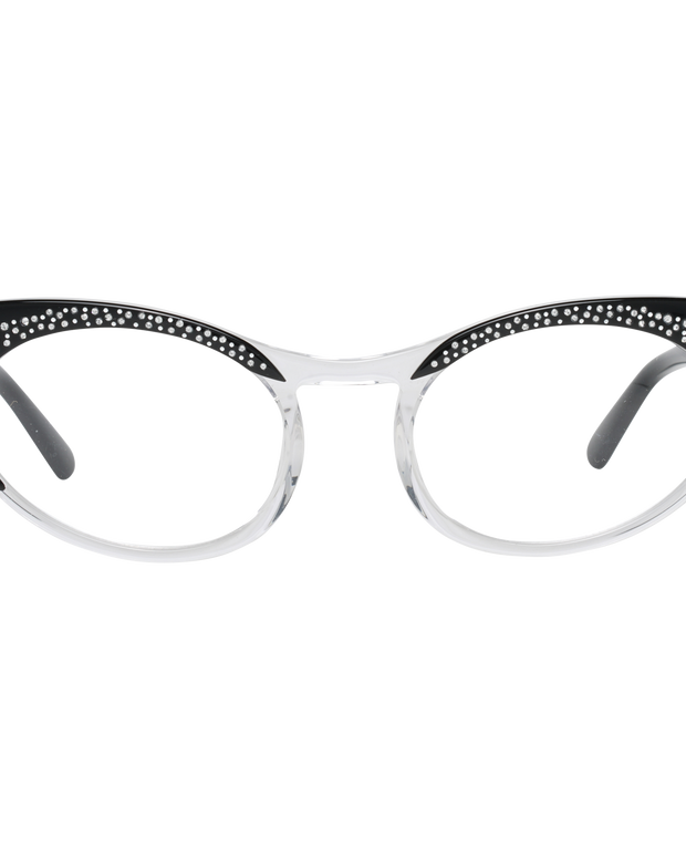 Chic Black Full-Rim Designer Eyewear