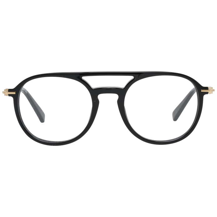 Sleek Black Full-Rim Designer Eyewear