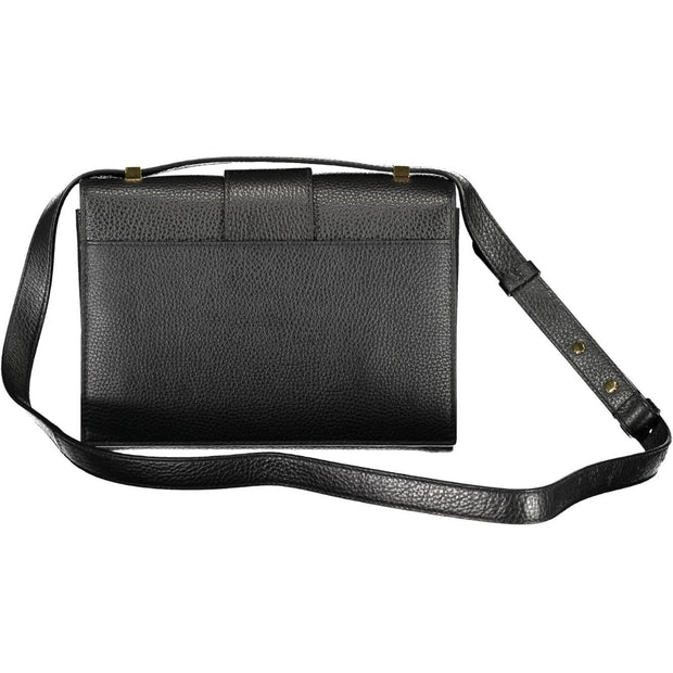 Black Leather Women Handbag