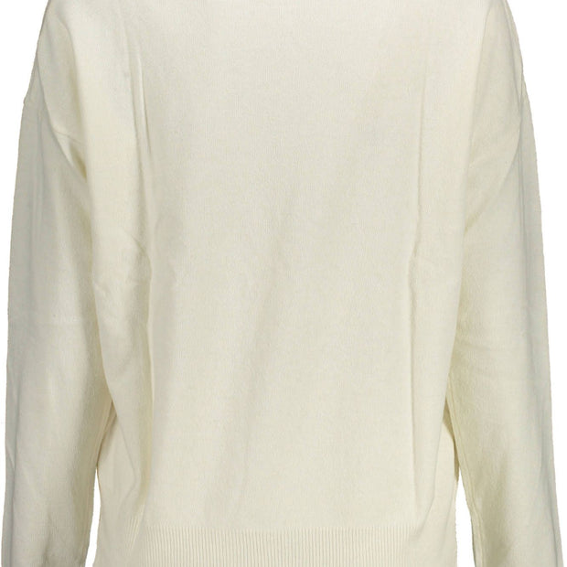 White Wool Women Sweater