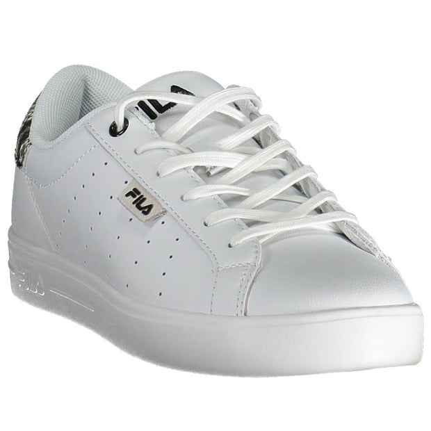 White Leather Women Sneaker