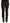 Elegant Mid Waist Skinny Black Trousers