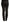 Elegant Mid Waist Skinny Black Trousers