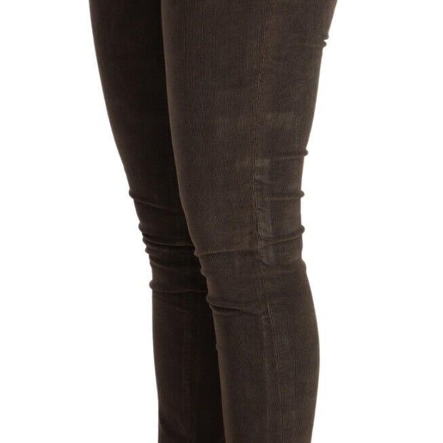 Chic Slim Fit Brown Skinny Jeans