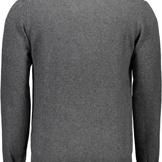 Gray Wool Men Sweater