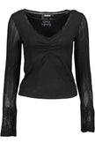 Black Viscose Women Sweater