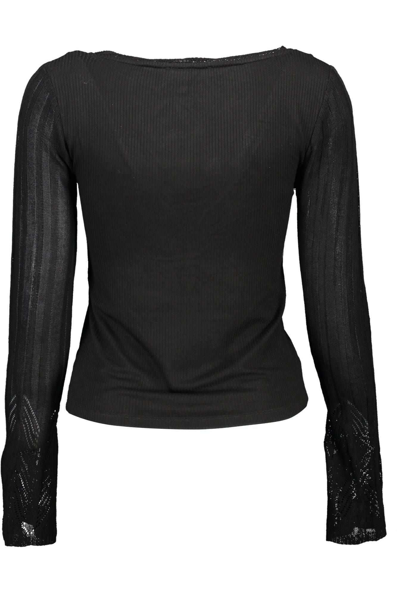 Black Viscose Women Sweater