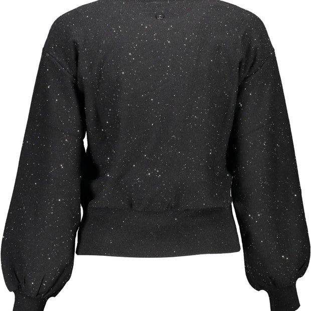 Black Polyester Women Sweater