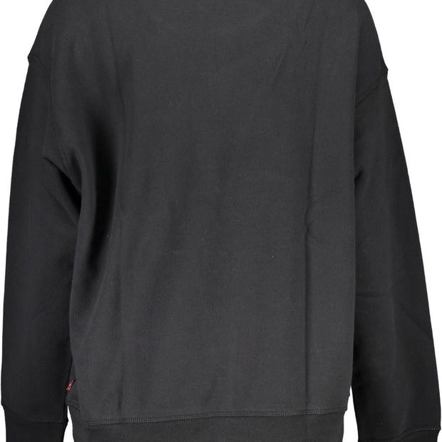 Black Cotton Women Sweater