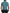 Blue Silk Polo Top Mens V-neck  T-shirt