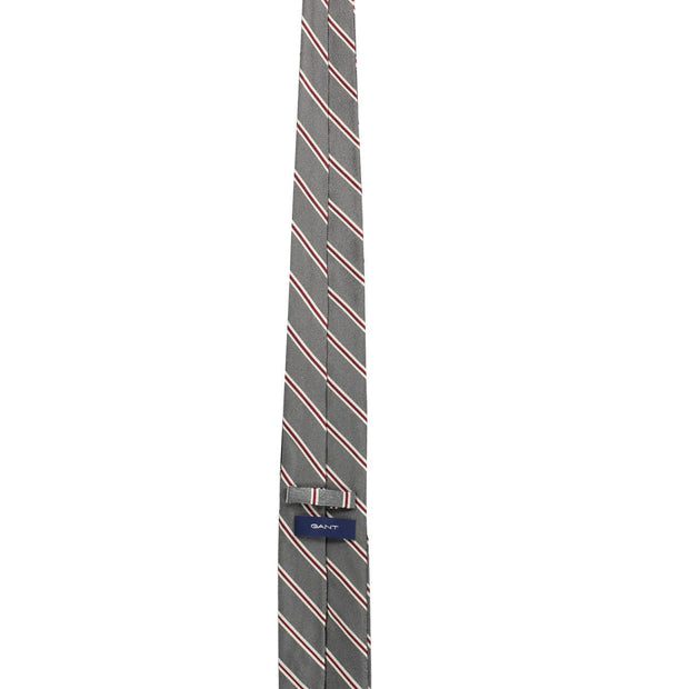 Gray Silk Men Tie