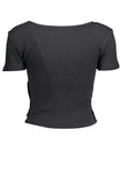 Black Cotton Women Top