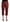 Brown Lurex Mid Waist Cotton Cropped Capri Pants