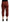 Brown Lurex Mid Waist Cotton Cropped Capri Pants
