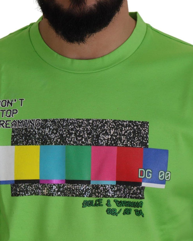 Green Cotton DG CHANNEL Top T-shirt